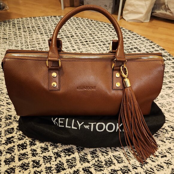 Kelly Tooke Cognac Soho Leather Bag - Picture 1 of 8
